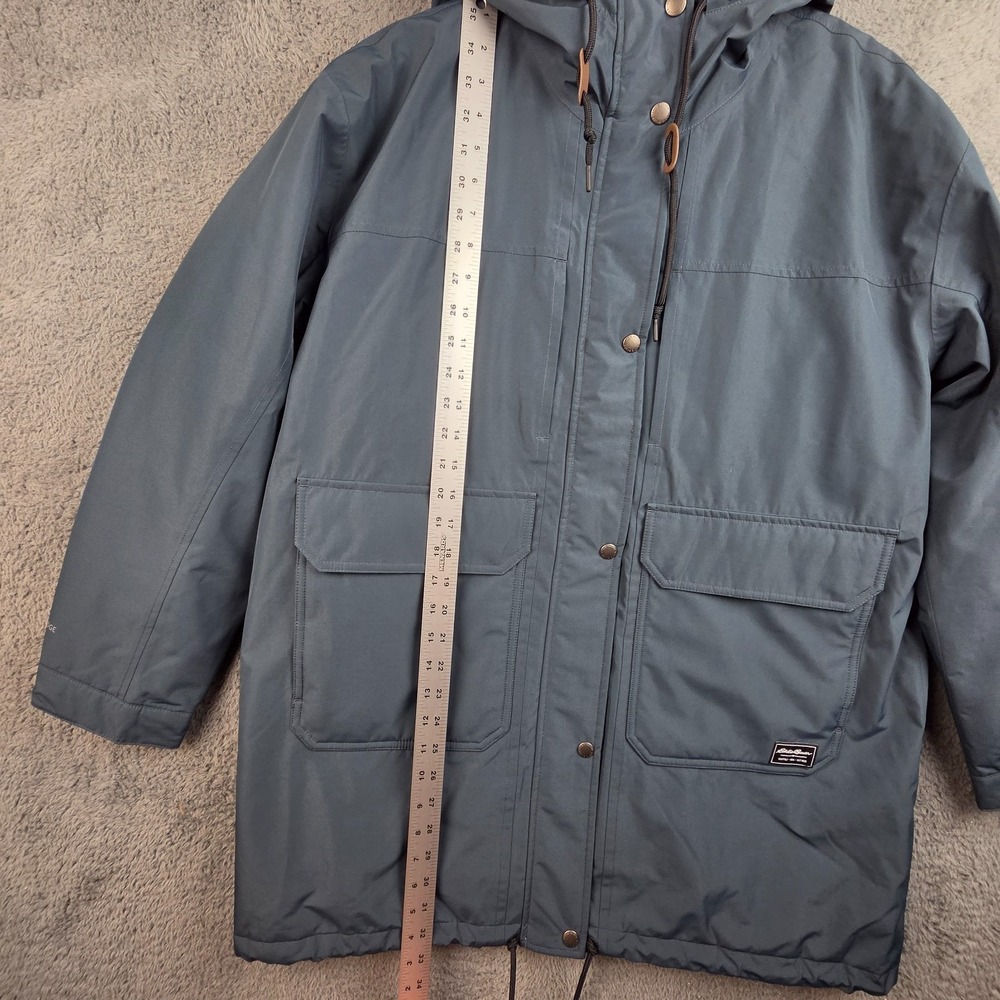 Eddie Bauer Rainfoil Insulated Parka Jacket Women Large Weather Edge Outdoor Ski - Picture 7 of 12